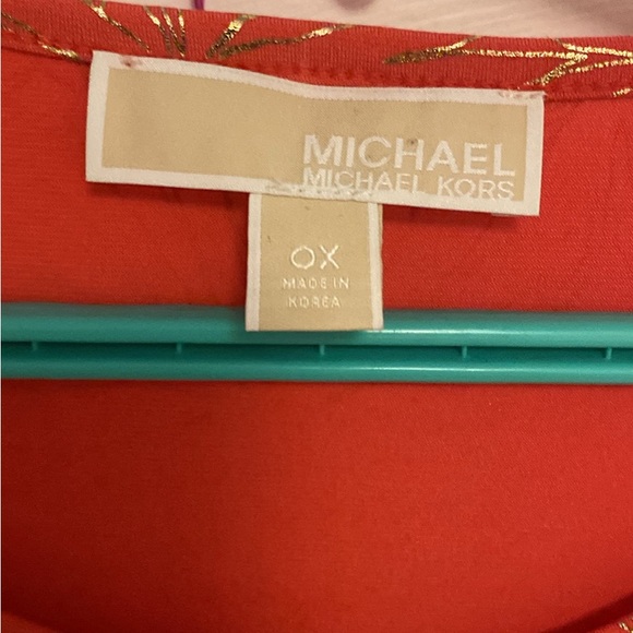 Metallic Foil Sangria Michael Kors Dress! Brand new! $139 retail! - Picture 4 of 5